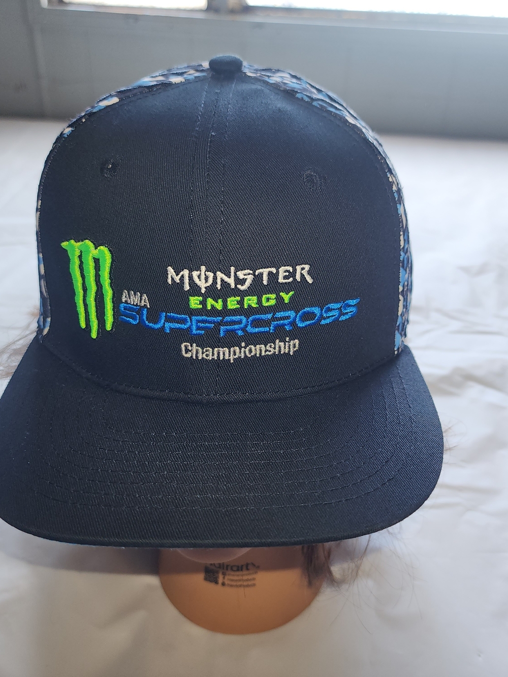 Monster Energy Supercross Black Logo Snapback Hat